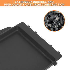 PETKAO enamel-coated cast-iron plate adapts to Weber Genesis Silver B/C