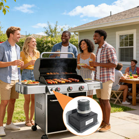 Compatible with Weber Genesis 300 Series Front-Control grills for easy upgrades.