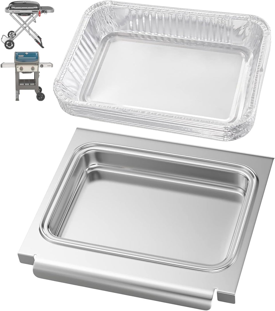 PETKAO catch pan for Weber GS4 Spirit II eases cleanup after grilling.