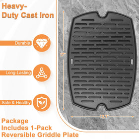 PETKAO Weber Q griddle 7582 reversible surface for eggs or searing.