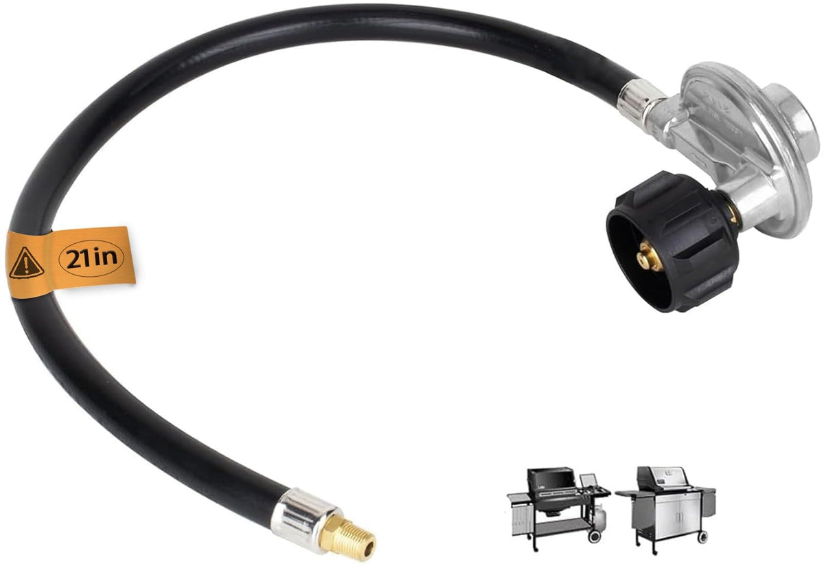 PETKAO Weber Spirit 500/700 hose-regulator connected for safe, even grilling