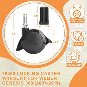 PETKAO Summit compatibility wheel supports easy relocation during parties