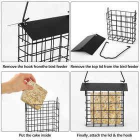 PETKNOWS Durable rust-proof metal construction supports year-round garden use.