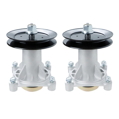 PetMigo deck spindle assembly 2-pack for durable mower deck maintenance.