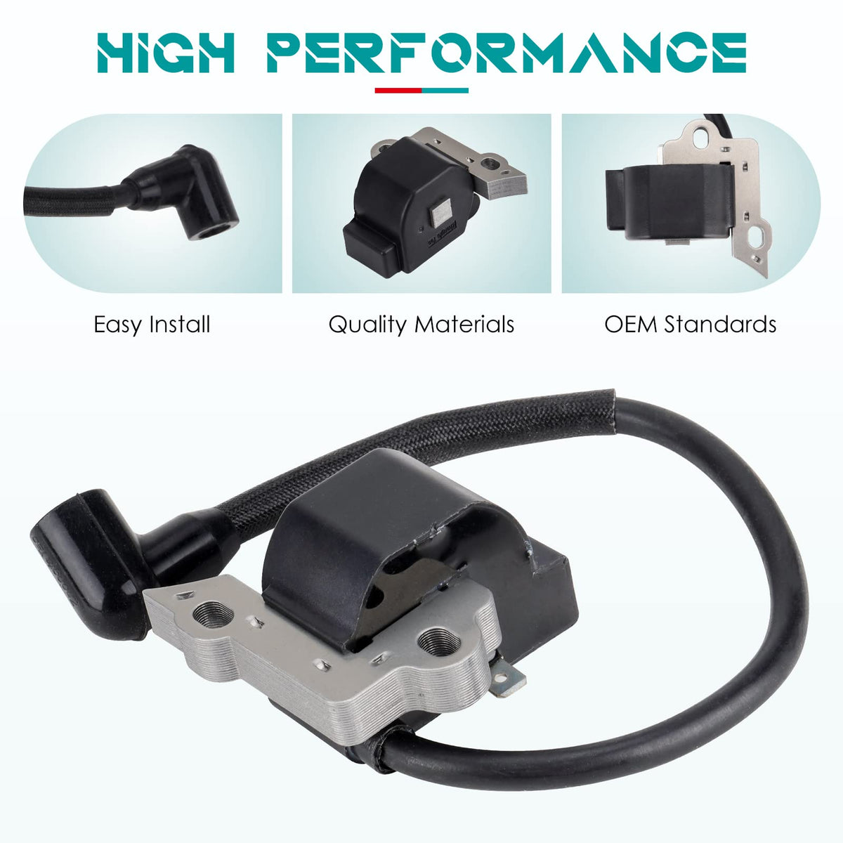 PetMigo ignition coil for McCulloch MC4218AV, durable build for long-lasting operation