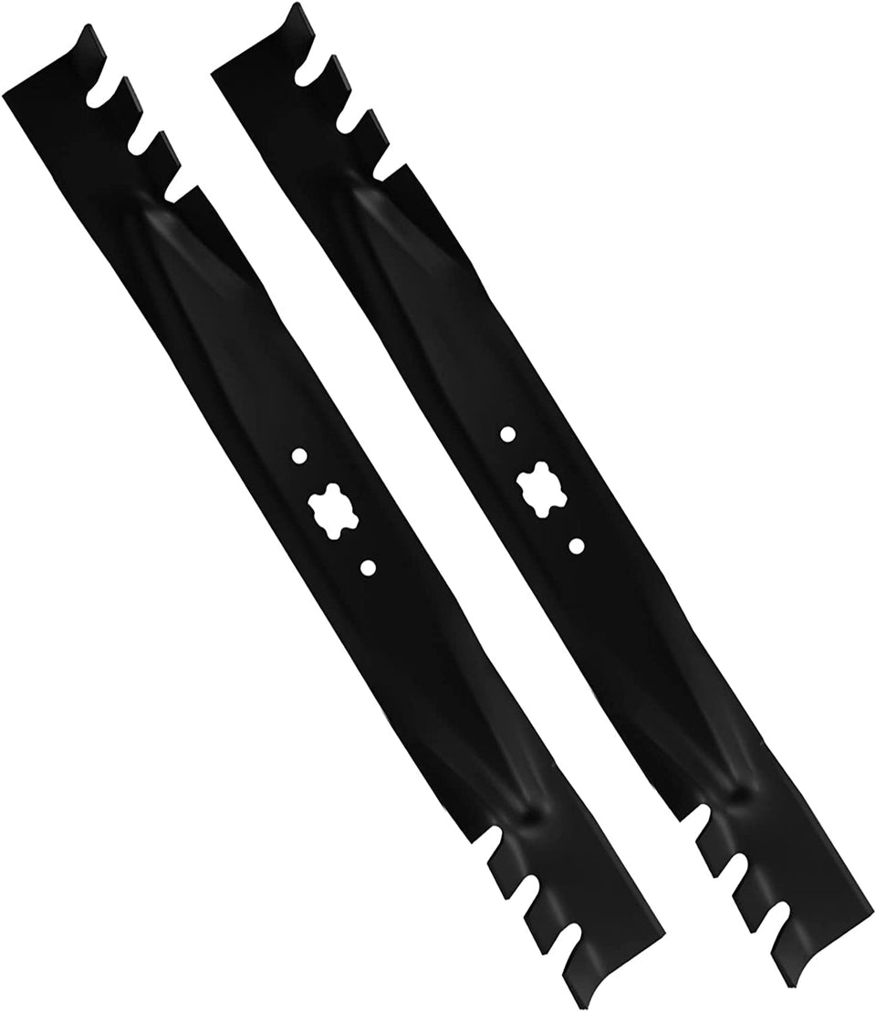 PetMigo mulching blade close-up with sharp teeth for precise clippings.