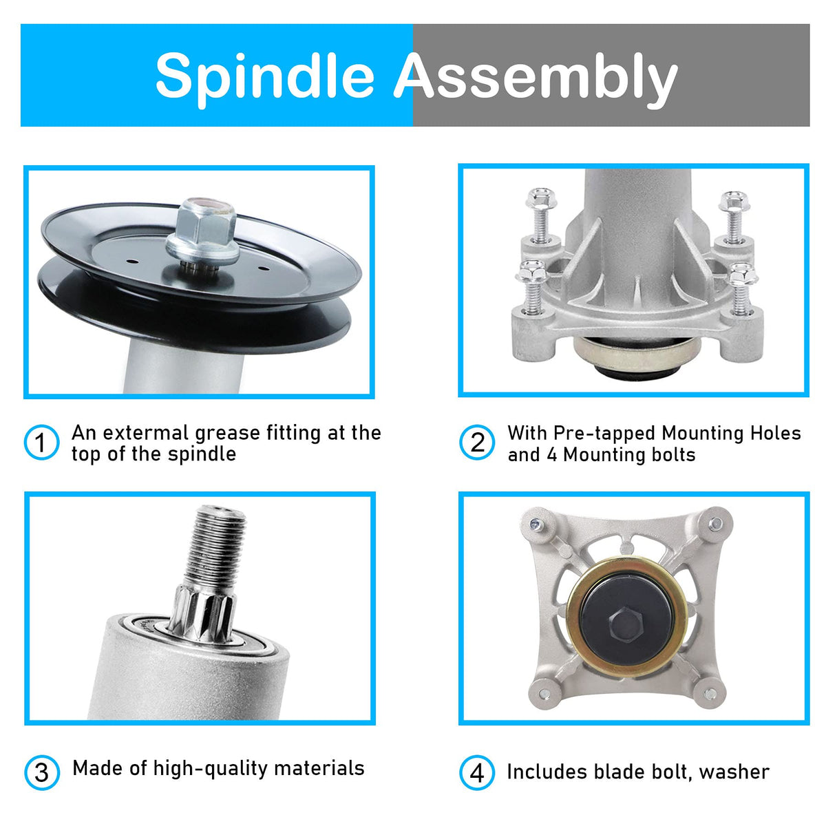 PetMigo 5/8 inch pulley for precise belt alignment.