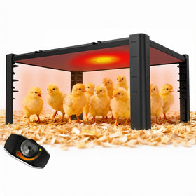 PETNF Brooder Plate: 11.8x15.8 inch heat area for chick warmth.