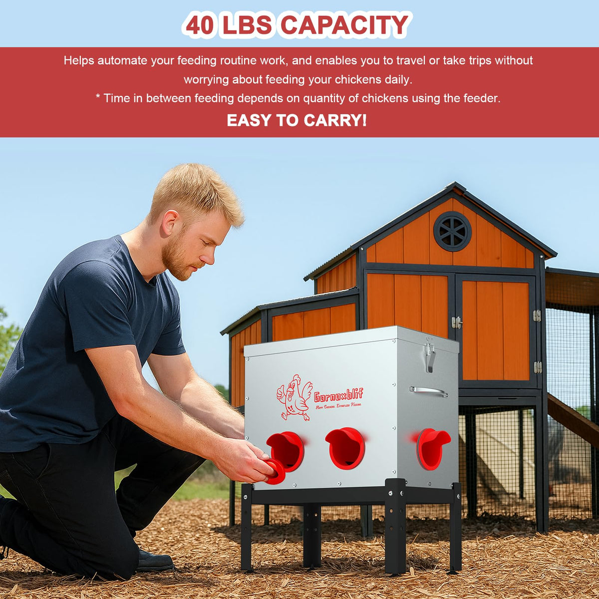 Petpvilit galvanized metal body stands up to weather and wear