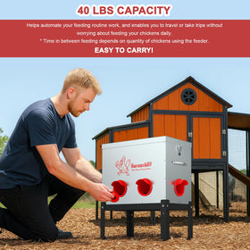 Petpvilit galvanized metal body stands up to weather and wear