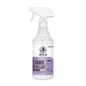Petra Bella's Barrier earwig repellent bottle ready for use to deter pests.
