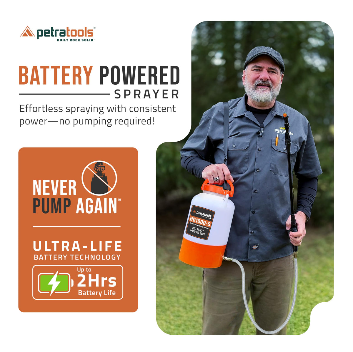 HD-Spray Pistol from PetraTools for smooth, controlled spraying