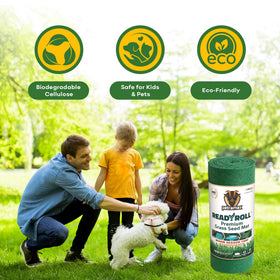 Petramax ReadyRoll year-round green blend promotes lawn health across seasons.