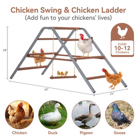 Petsfit rustproof iron design perch stays durable in all weather.