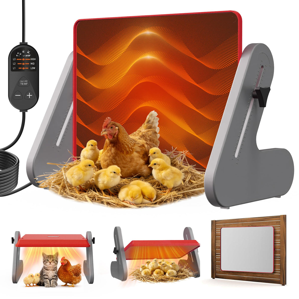 Petten heat plate packaging includes everything for quick setup