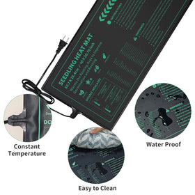 PETZOOKA seedling heat mat rolled for compact storage.