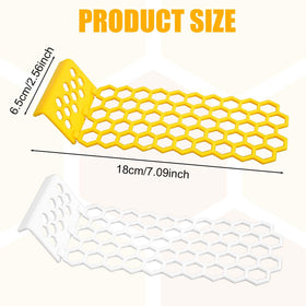 PEUTIER bee water ladder white, durable plastic for easy garden placement.
