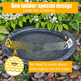 PEUTIER bee water station adjustable angle for flexible garden setup.