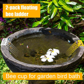 PEUTIER floating bee island honeycomb design provides a stable drinking platform.