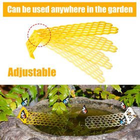 PEUTIER plastic bee ladder durable material resists outdoor use.