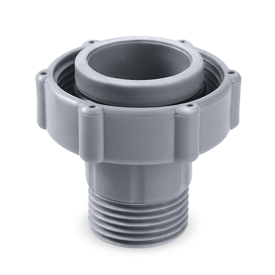 PEUTIER pool drain fitting bottom connector for secure hose attachment and leak reduction