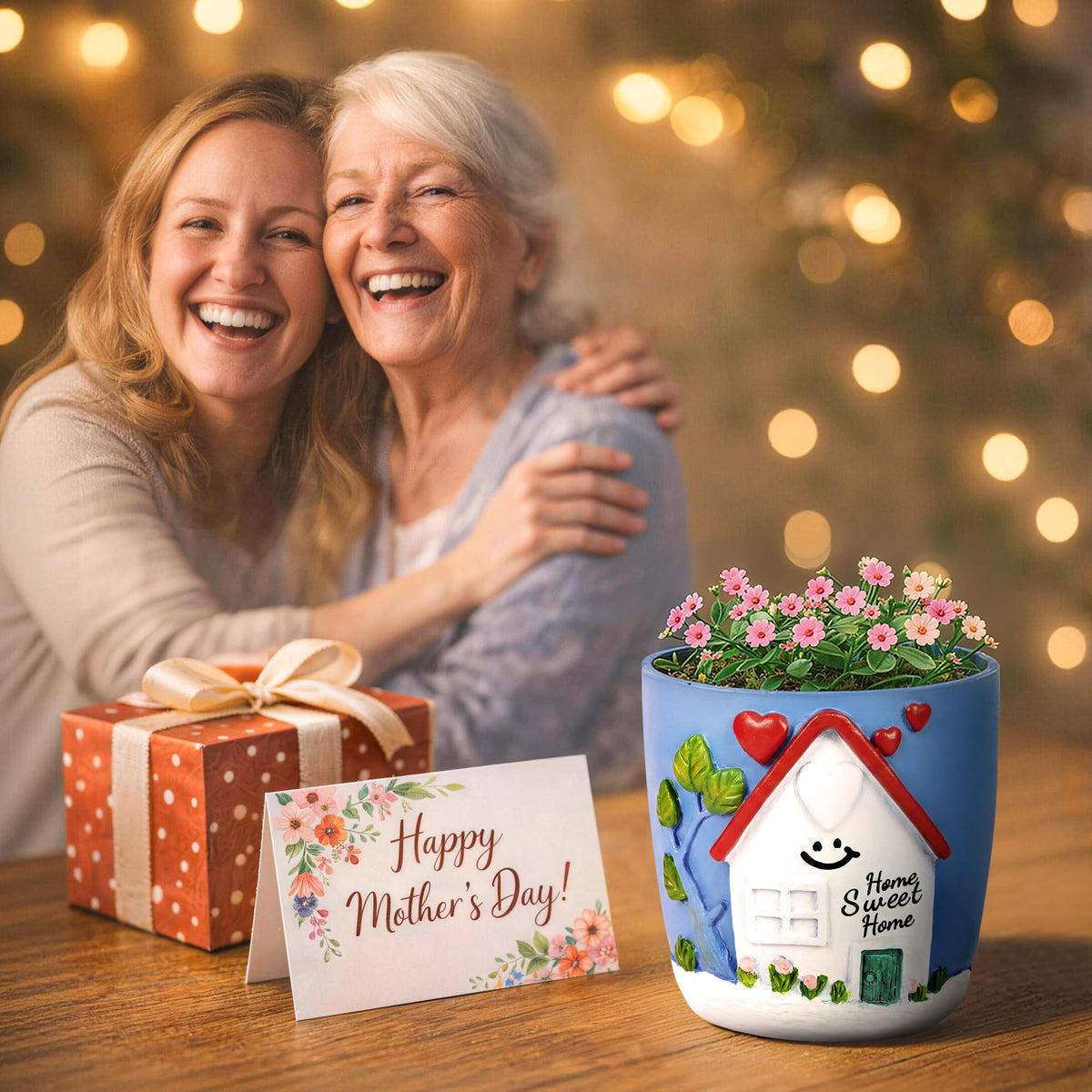 PEVOROS gift-ready housewarming planter for gardeners and décor lovers