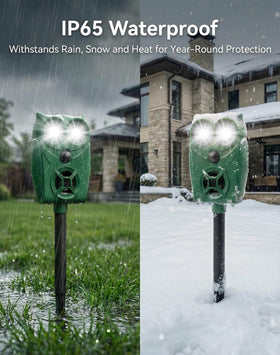 PEXPEL 30 foot detection range activates deterrence quickly in yards