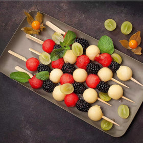 PFIEIFPO bamboo skewers for grills and BBQ, reliable heat resistance