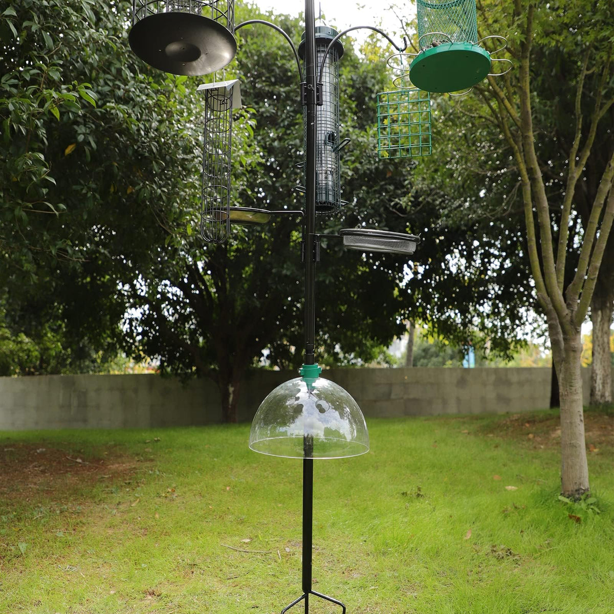 PFNRTH Squirrel Baffle outdoors shields seeds and birds from rain and wind