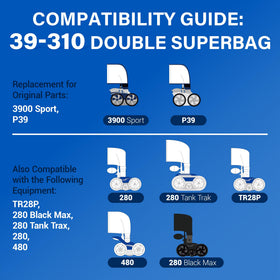 PGFUN 5-liter debris capacity bag ideal for longer cleaning sessions