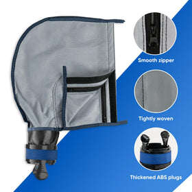 PGFUN pull-strap design bag showing easy debris disposal access