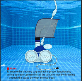 PGFUN reinforced seams on pool cleaner bag for longevity