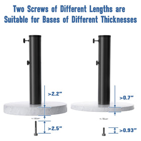 PGGP included items: 12.5-inch stand tube and PVC sleeves.