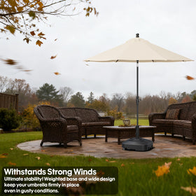 PGGP base built from HDPE with galvanized sleeve for all-weather durability.