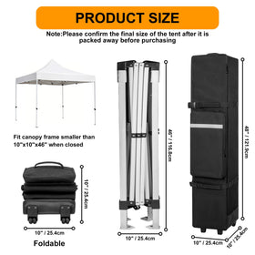 PGmoon roller bag with wheels for easy transport on sand or grass