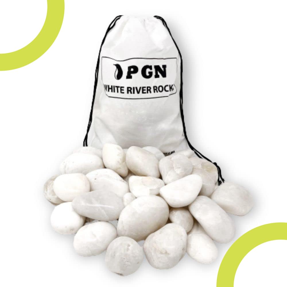 PGN White River Rocks showing smooth polished surfaces for stylish indoor displays