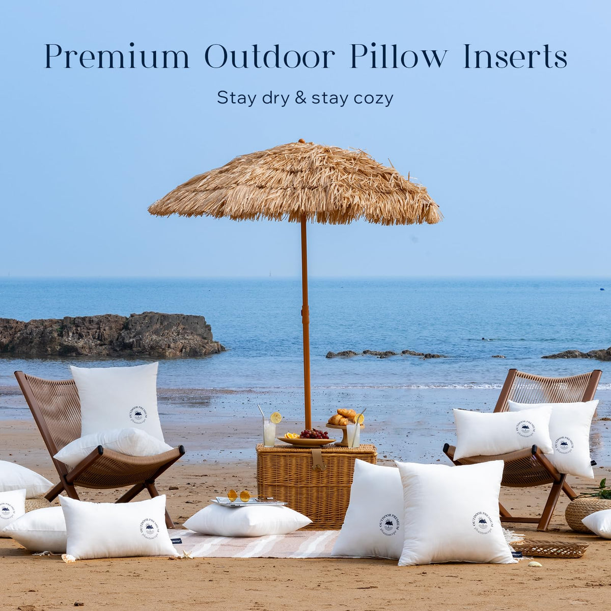 Phantoscope easy care pillow insert stays plush after washing.