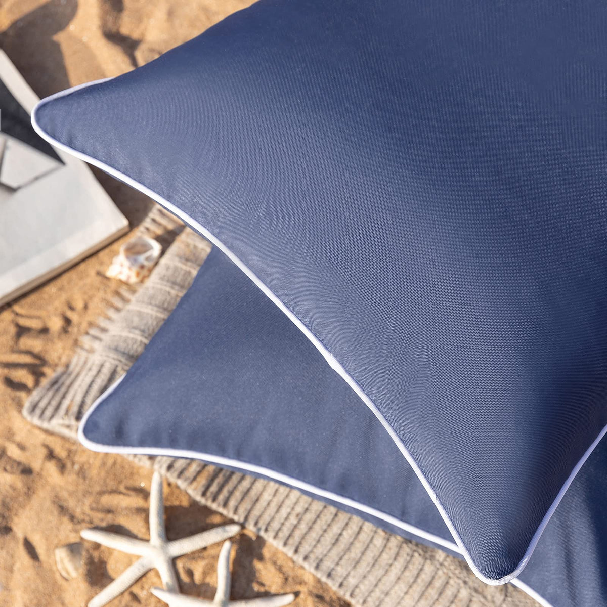 Phantoscope hidden zipper outdoor pillow cover provides a sleek, secure look.