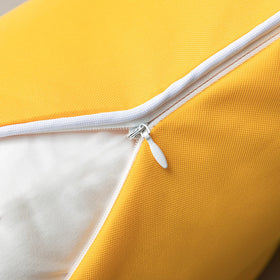 Phantoscope yellow pillow cover with hidden zipper for a sleek look