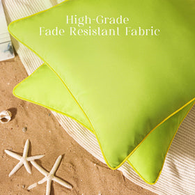 Phantoscope outdoor pillow cover set resists fading and keeps colors vibrant.