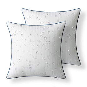 Phantoscope striped waterproof pillow insert blocks rain for outdoor furniture