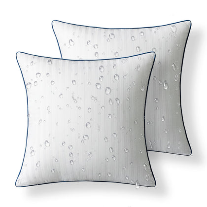 Phantoscope striped waterproof pillow insert blocks rain for outdoor furniture