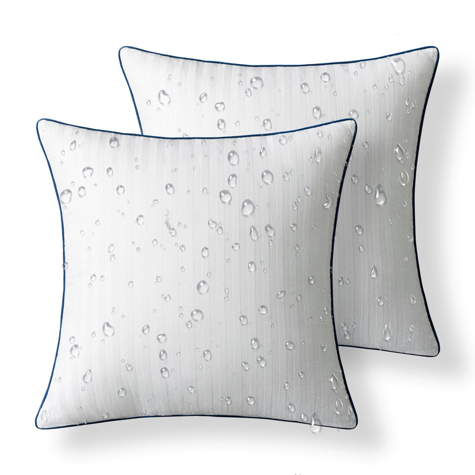 Phantoscope striped waterproof pillow insert blocks rain for outdoor furniture
