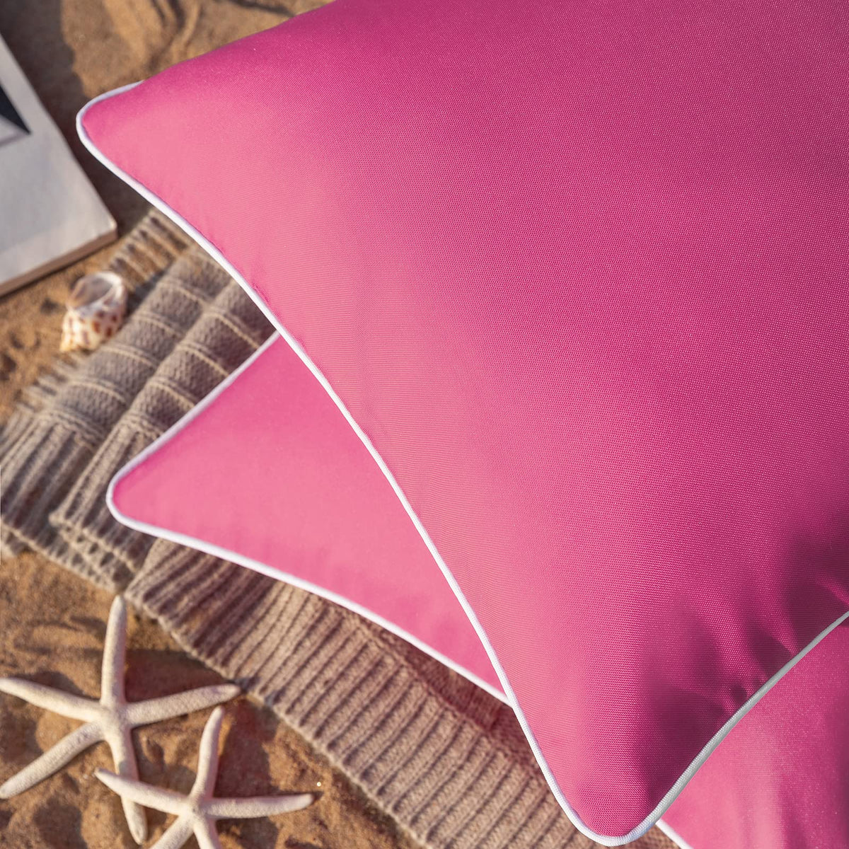 Phantoscope waterproof hypoallergenic pillow cover closeup showing durable, easy-care fabric.
