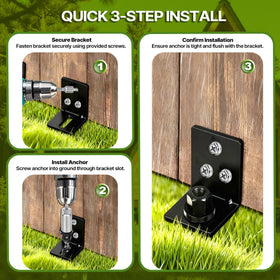 PHATRIP drill-compatible installation for quick sinking into soil