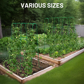 Rust-resistant steel tubing withstands outdoor use with minimal maintenance.