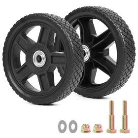 Phepetroll 7-inch lawn mower wheel kit for easy replacements and smooth mowing.