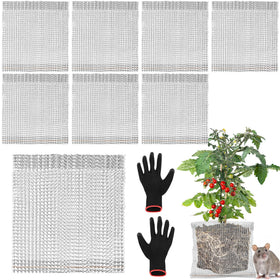 Phepetroll 8-pack 5-gallon root guard baskets ready for garden installation.