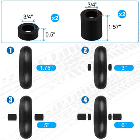 phepetroll bearing options 5/8 inch and 3/4 inch for compatibility
