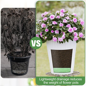 Easy installation: insert, add soil and plant the arrangement.